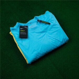 NWT Nike Shield Pastel Blue/Yellow Rain Pullover